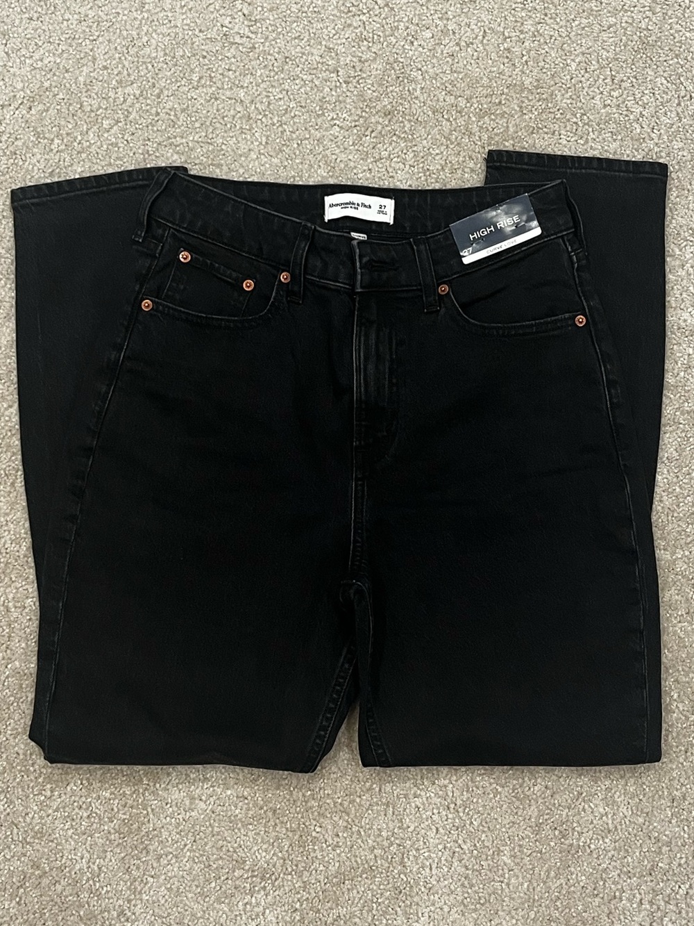 NWT Abercrombie Curve Love High-Rise Modern Skinny Jeans